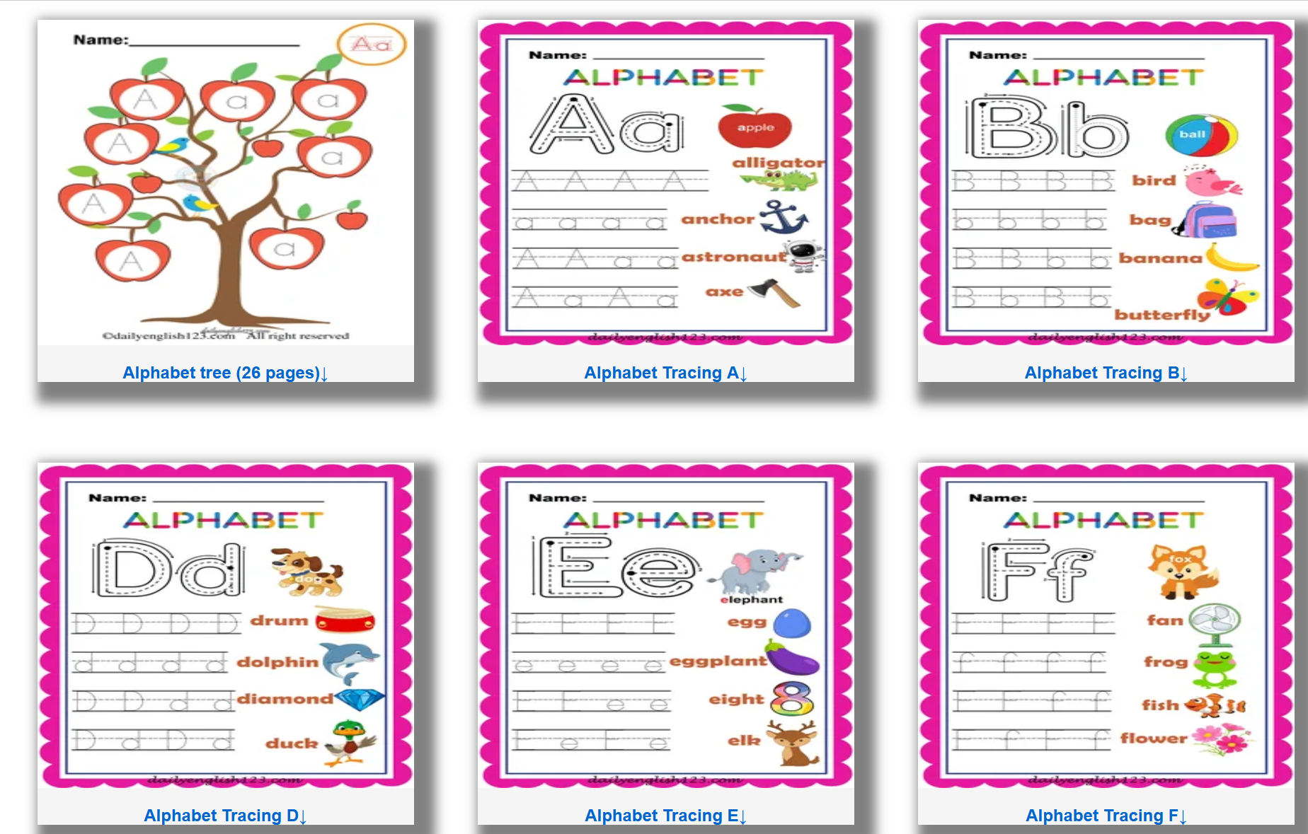 TÀI LIỆU Kindergarten worksheets english pdf free download