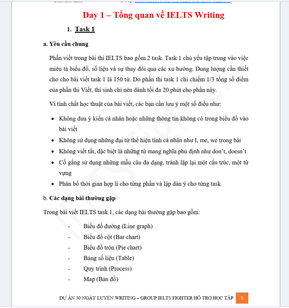 TÀI LIỆU 30 ngày luyện writing ielts fighter - 30 ngày luyện Writing IELTS Fighter PDF