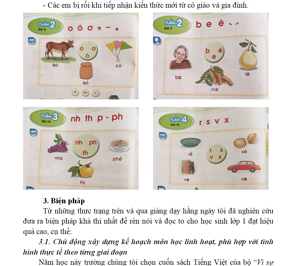 Biện pháp giúp học sinh lớp 1 tự tin để học tốt môn Tiếng Việt theo chương trình Giáo dục phổ thông 2018