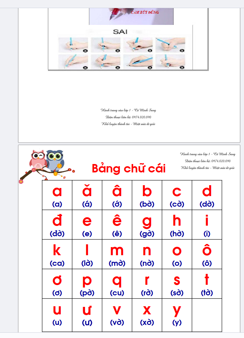 TÀI LIỆU Luyện đọc cho bé vào lớp 1, sách luyện đọc cho bé chuẩn bị vào lớp 1 MỚI CHUẨN PDF