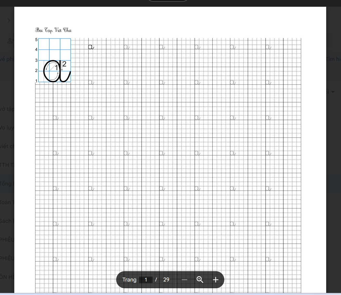 TẢI SÁCH luyện viết chữ cái lớp 1, luyện viết chữ thường cỡ nhỏ LINK DRIVE