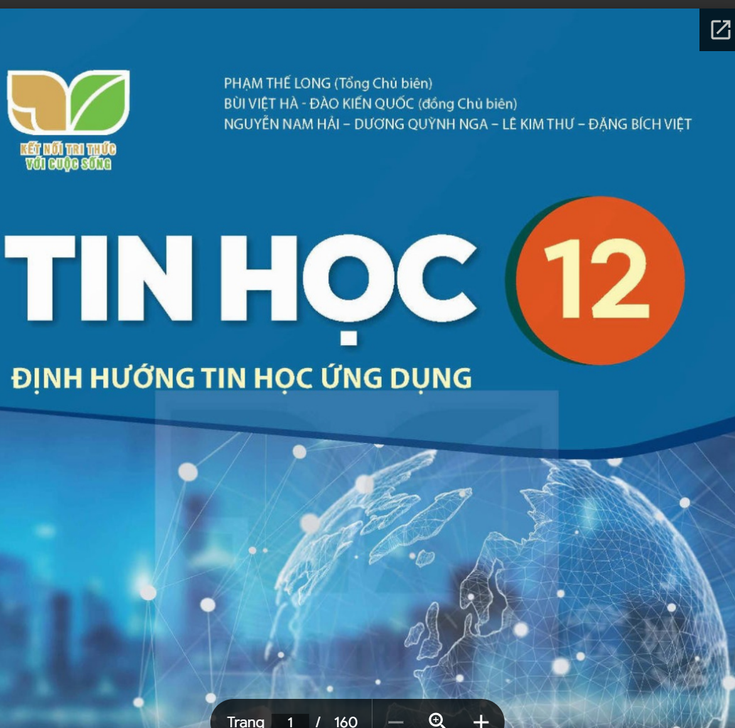 Download SGK Tin học 12 ICT – Bộ sách KNTT link drive