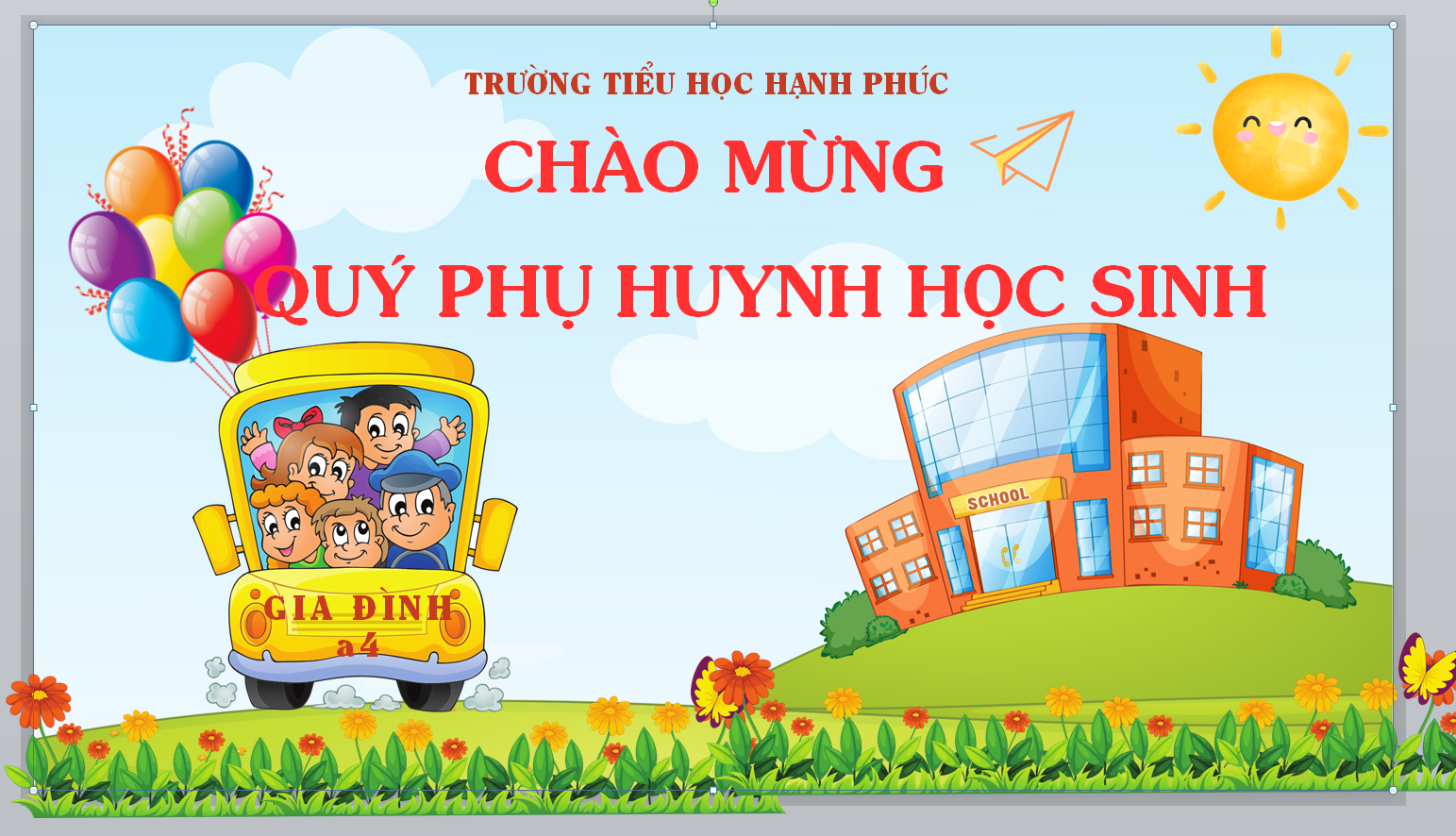 POWERPOINT Mẫu họp phụ huynh đầu năm tiểu học NĂM 2024-2025