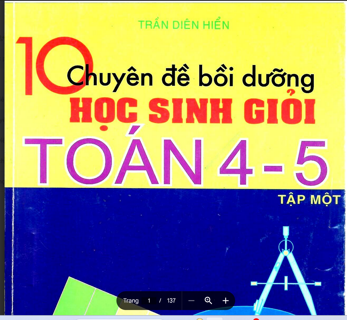 TÀI LIỆU Chuyên đề bồi dưỡng học sinh giỏi toán 4-5 PDF LINK DRIVE