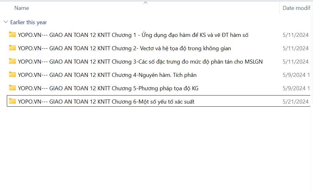 FULL Giáo án toán lớp 12 chương trình mới FILE WORD TỪNG CHƯƠNG KẾT NỐI TRI THỨC NĂM 2024-2025