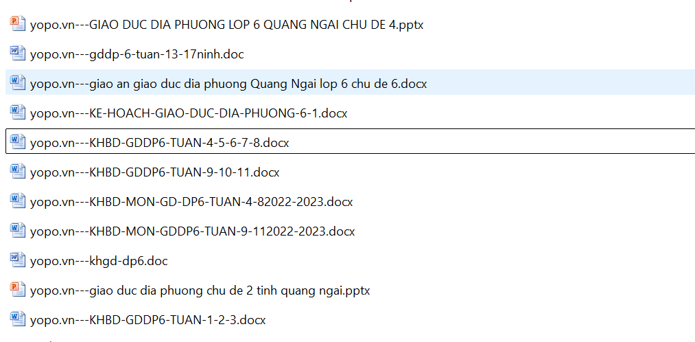 Giáo an giáo dục địa phương lớp 6 Quảng Ngãi HỌC KÌ 1 NĂM 2024-2025