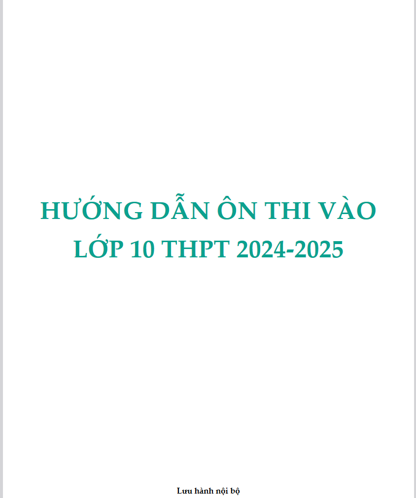 GOM Tài liệu On thi vào lớp 10 môn Tiếng Anh PDF LINK DRIVE