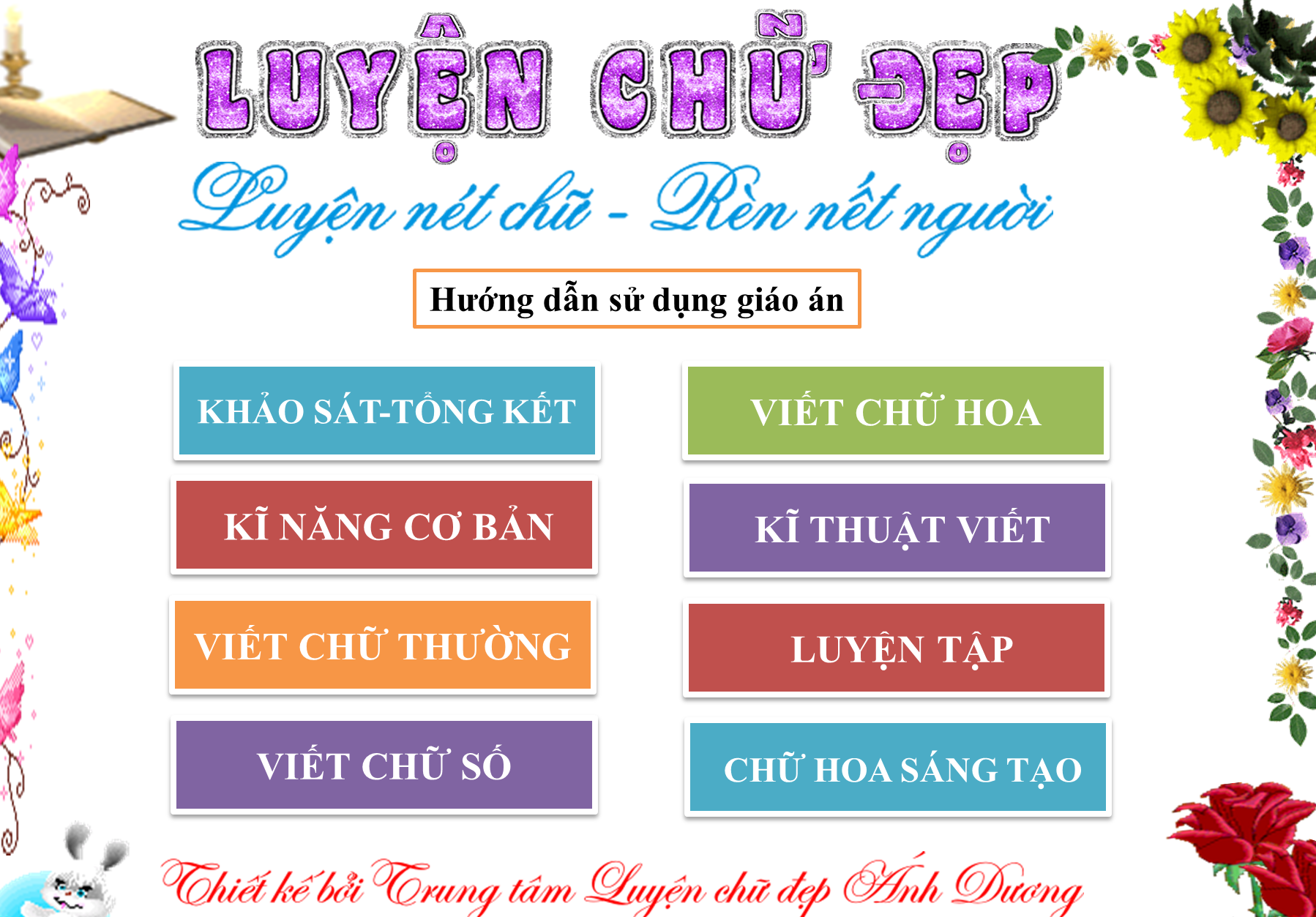 BẢN PHẦN MỀM Giáo án rèn chữ đẹp, giáo trình luyện viết chữ đẹp LINK DRIVE