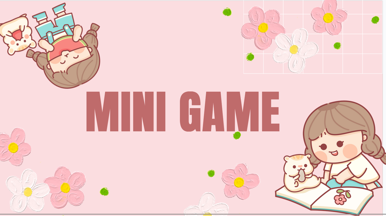 MẪU PPT trò chơi mini game miễn phí * MINI GAME CUTE TÍCH HỢP BÀI GIẢNG LINK DRIVE