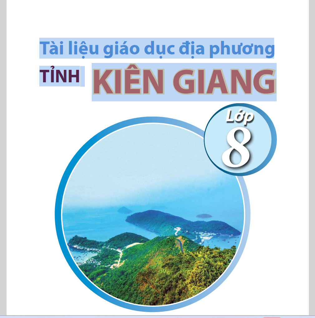 Tài liệu giáo dục địa phương LỚP 8 TỈNH KIÊN GIANG