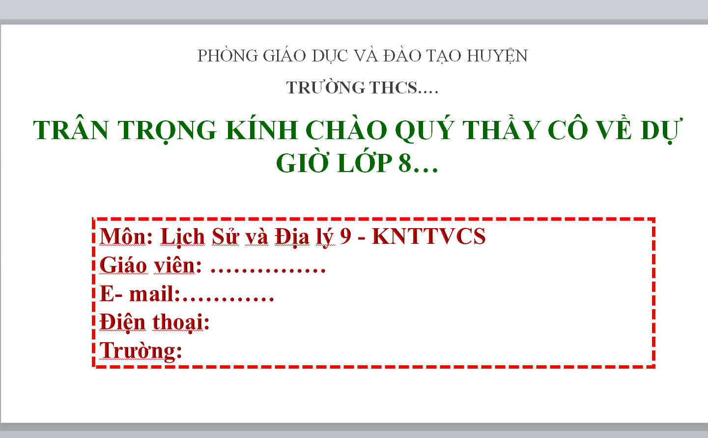 POWERPOINT GIÁO ÁN Ôn tập lịch sử 8 cuối học kì 1 NĂM 2024-2025 * THAO GIẢNG