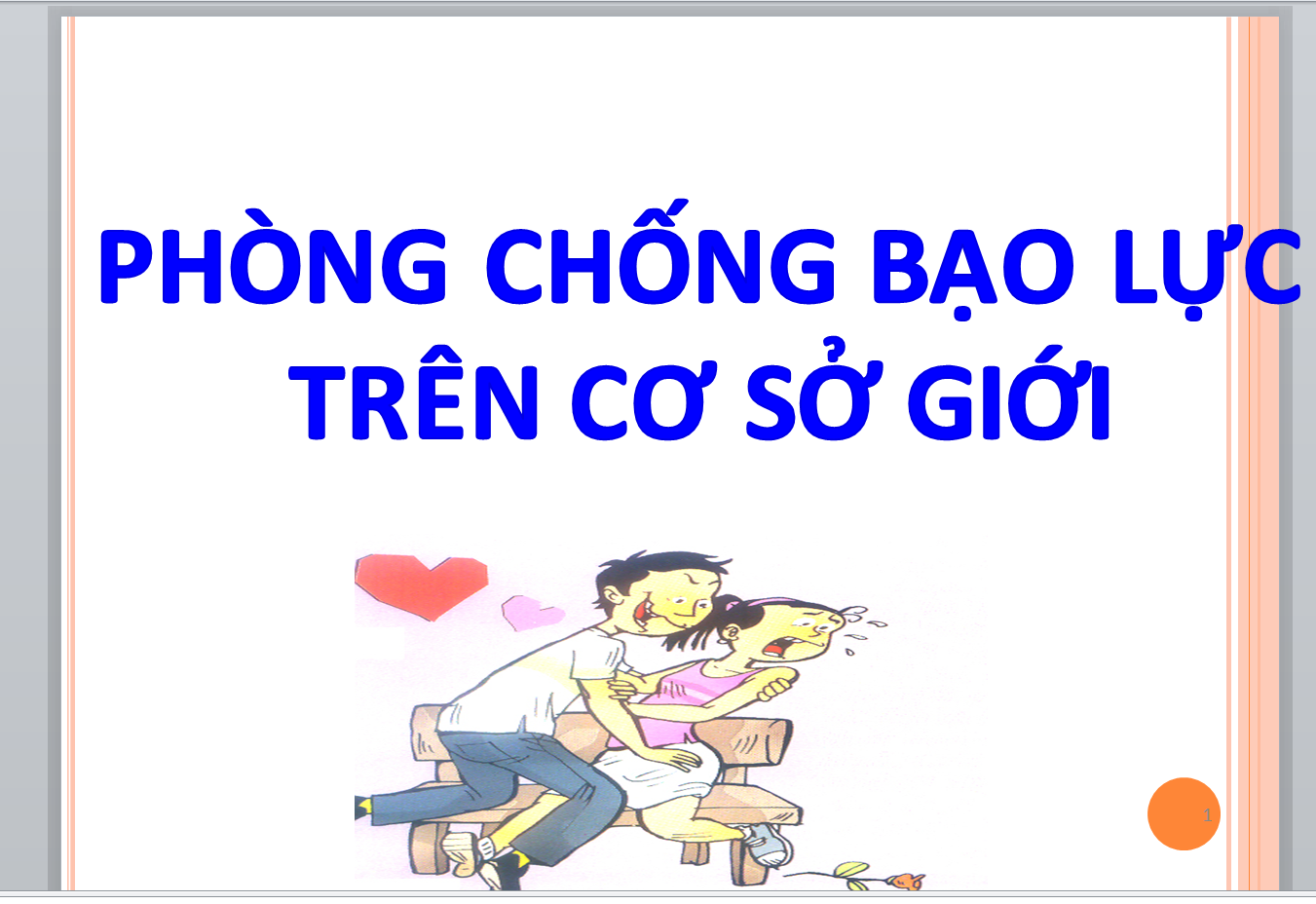 POWERPOINT 3 Bài tuyên truyền về bình đẳng giới trong trường học KHỐI THCS