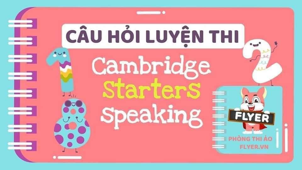 Tài liệu luyện SPEAKING các cấp độ STARTES MOVERS FLYERS LINK DRIVE