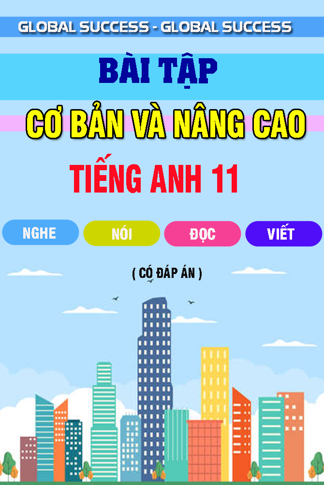 BỘ Bài tập tiếng anh 11 global success theo từng unit có đáp án NĂM 2024-2025 CHƯƠNG TRÌNH MỚI